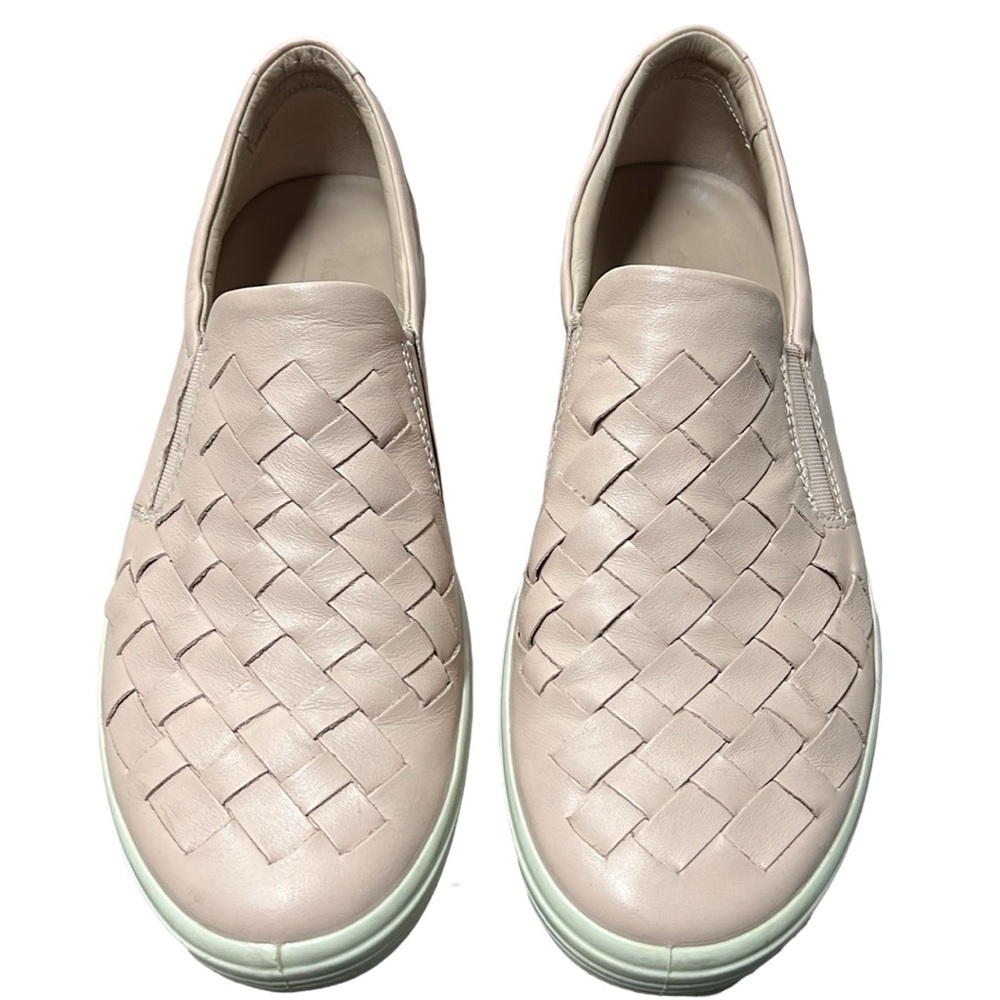Ecco Womens Comfort Leather Loafer slide slip on shoes sz 42/11